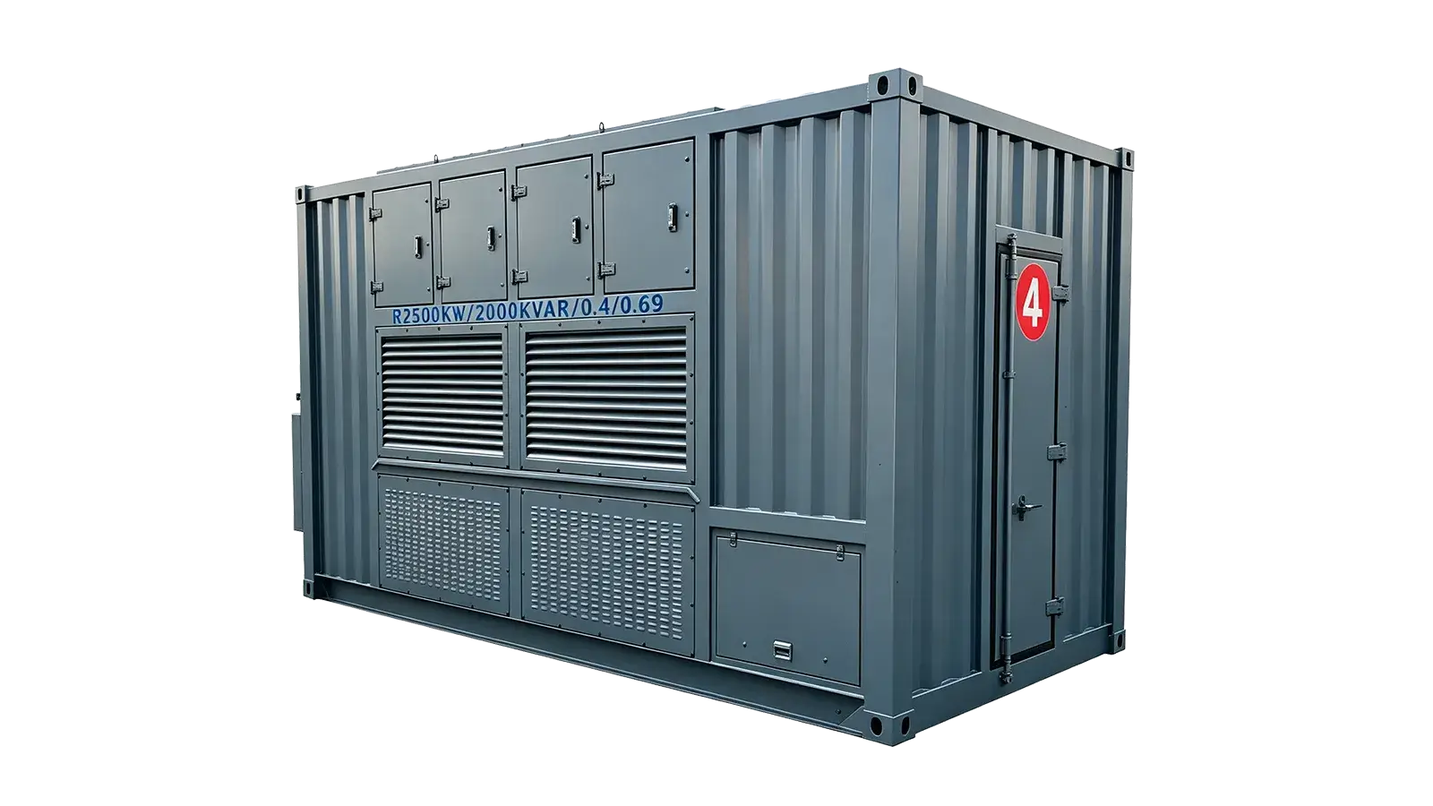 Custom safety and reliability features of container load bank