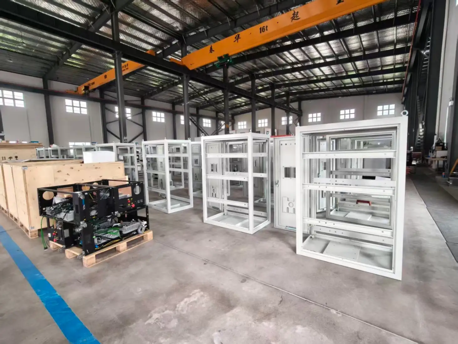 Large-scale production facility for container load bank manufacturing