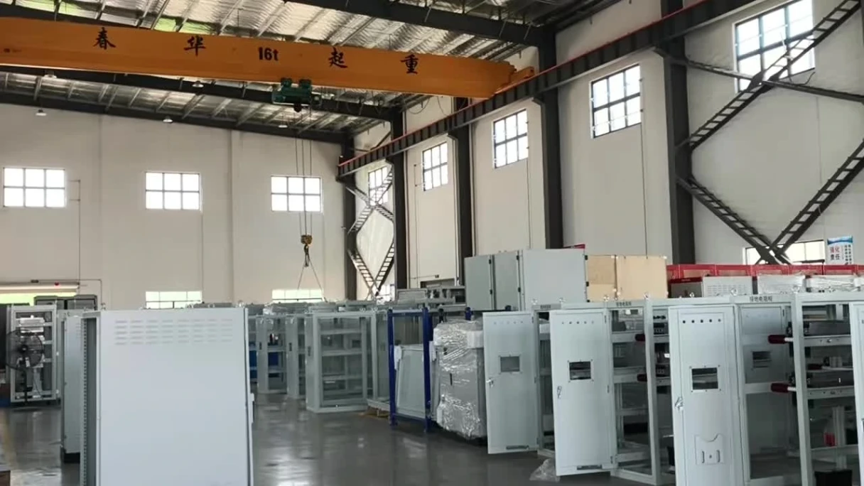 Batch production line for 500kW liquid-cooled load banks in factory workshop